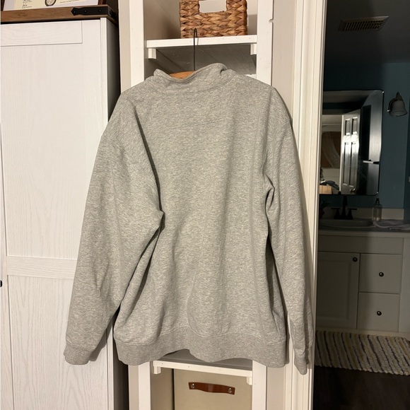 L.L. Bean Gray Full-Zip Sweatshirt - Picture 4 of 4